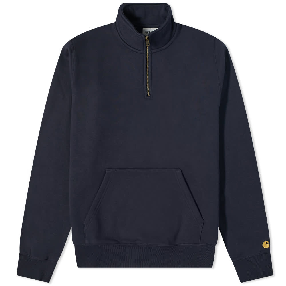 

Толстовка Carhartt WIP Chase Neck Zip Sweat, Черный