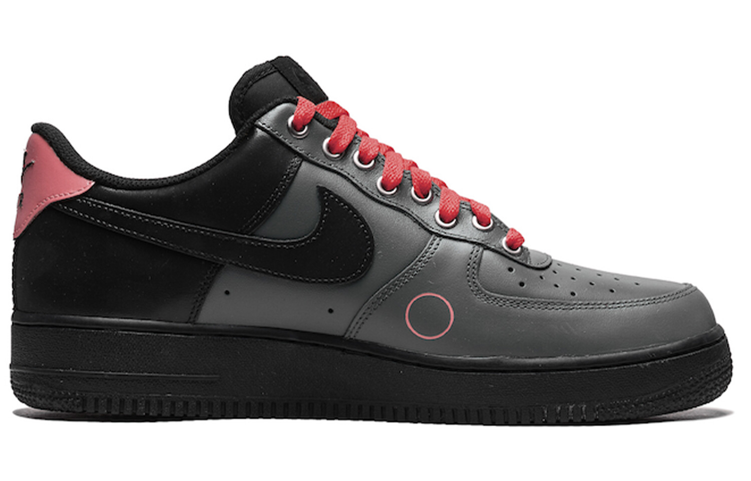 

Кроссовки Nike Air Force 1 Skateboarding Shoes Unisex Low-top Red/Black/Gray, черный/серый