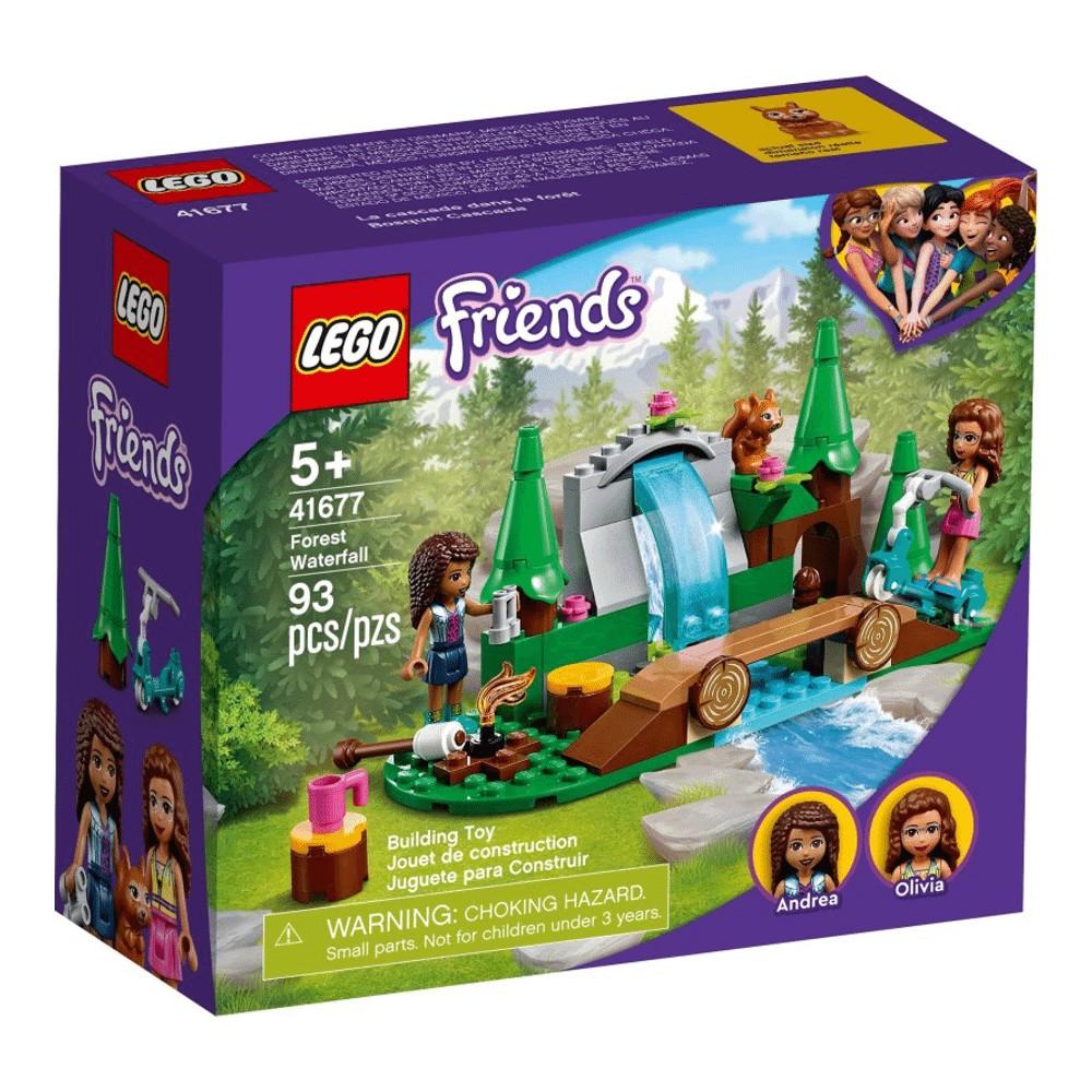 конструктор lego лесной водопад 41677 93 детали Конструктор LEGO Friends 41677 Лесной водопад