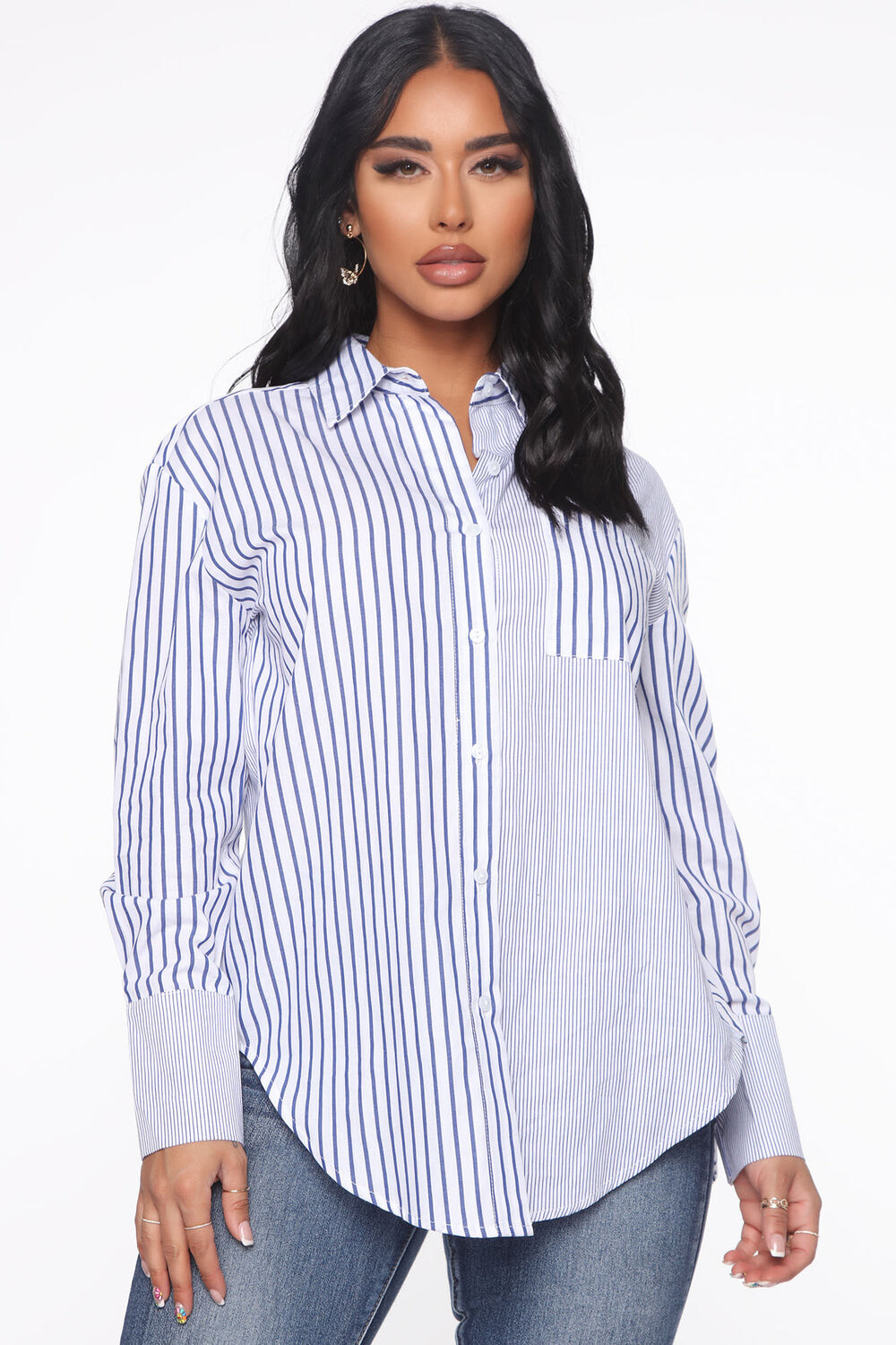 

Топ Fashion Nova B11311, синий