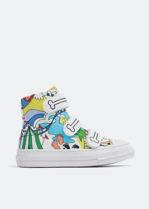 

Кроссовки STELLA MCCARTNEY Funfair printed high-top sneakers, принт