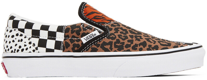 

Детские разноцветные классические слипоны для больших детей Vans