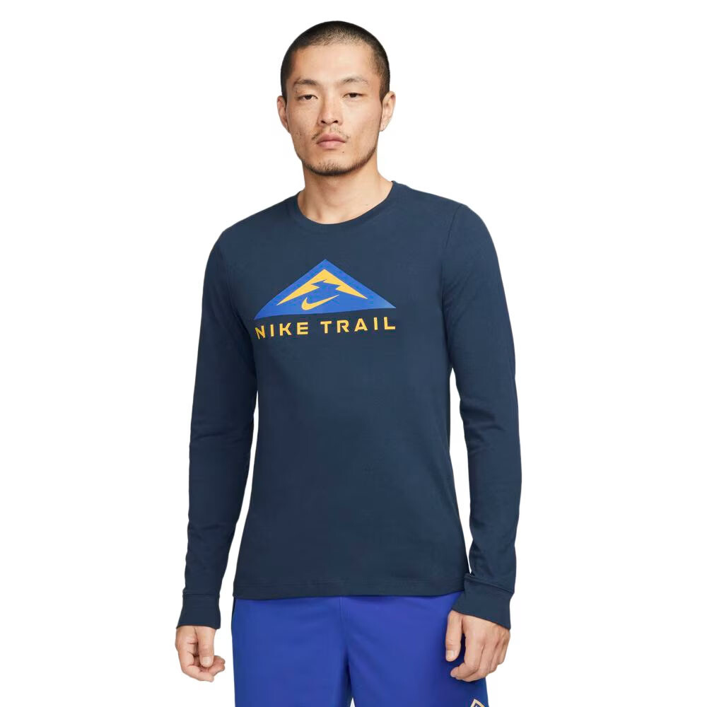 

Лонгслив Nike Dri-FIT, синий