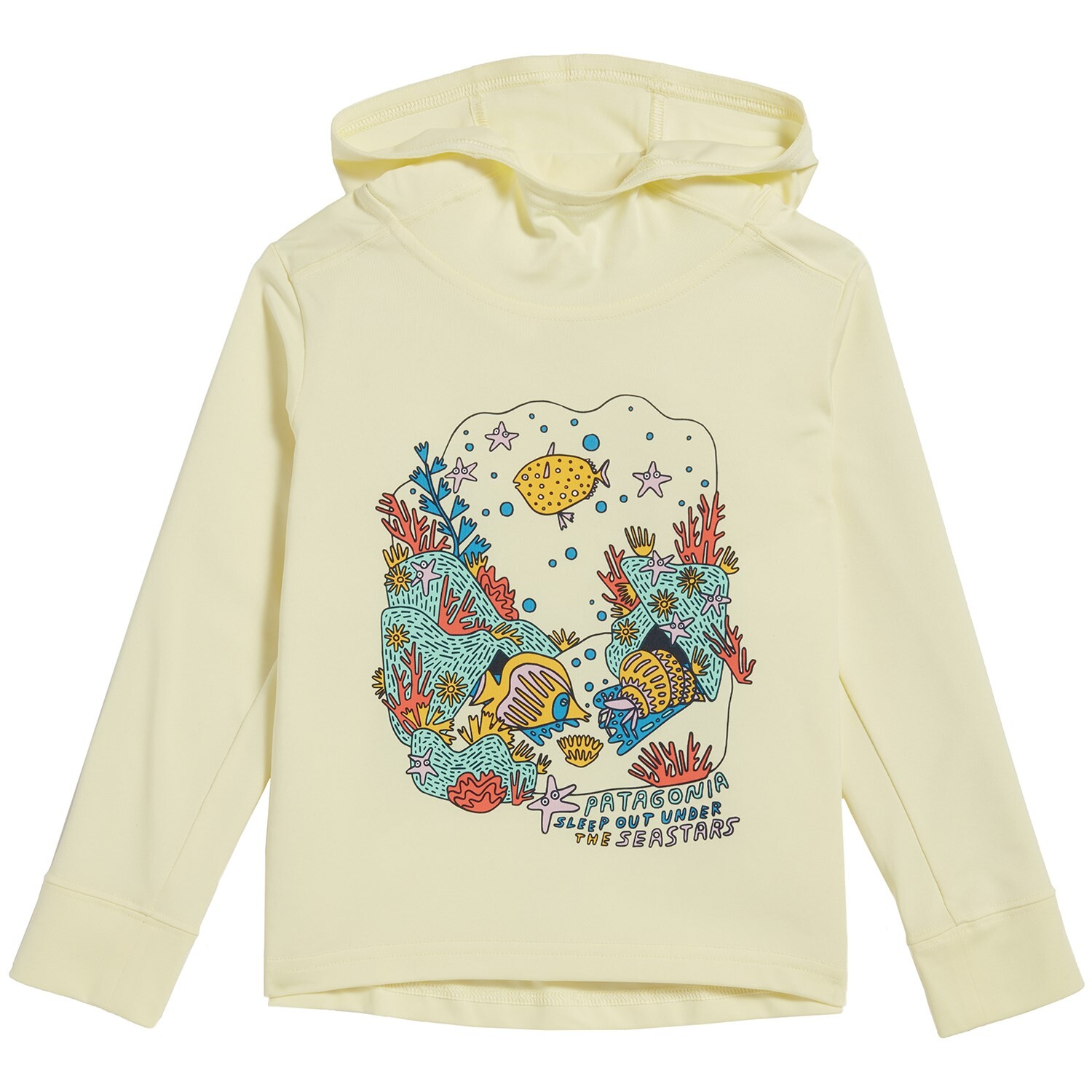 

Толстовка Patagonia Capilene Silkweight для малышей, желтый