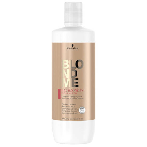 

Schwarzkopf Professional BlondMe насыщенный шампунь для светлых волос, 1000 мл