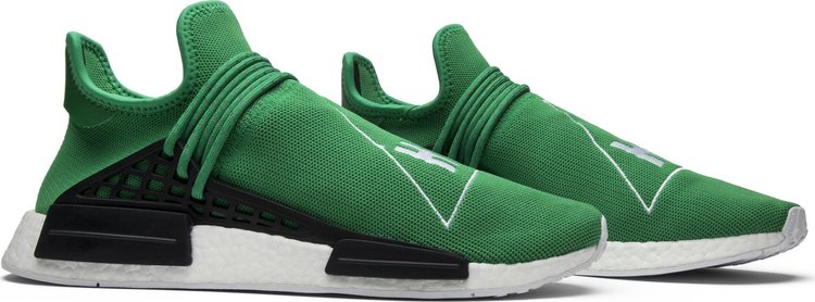 Adidas human race store kids green