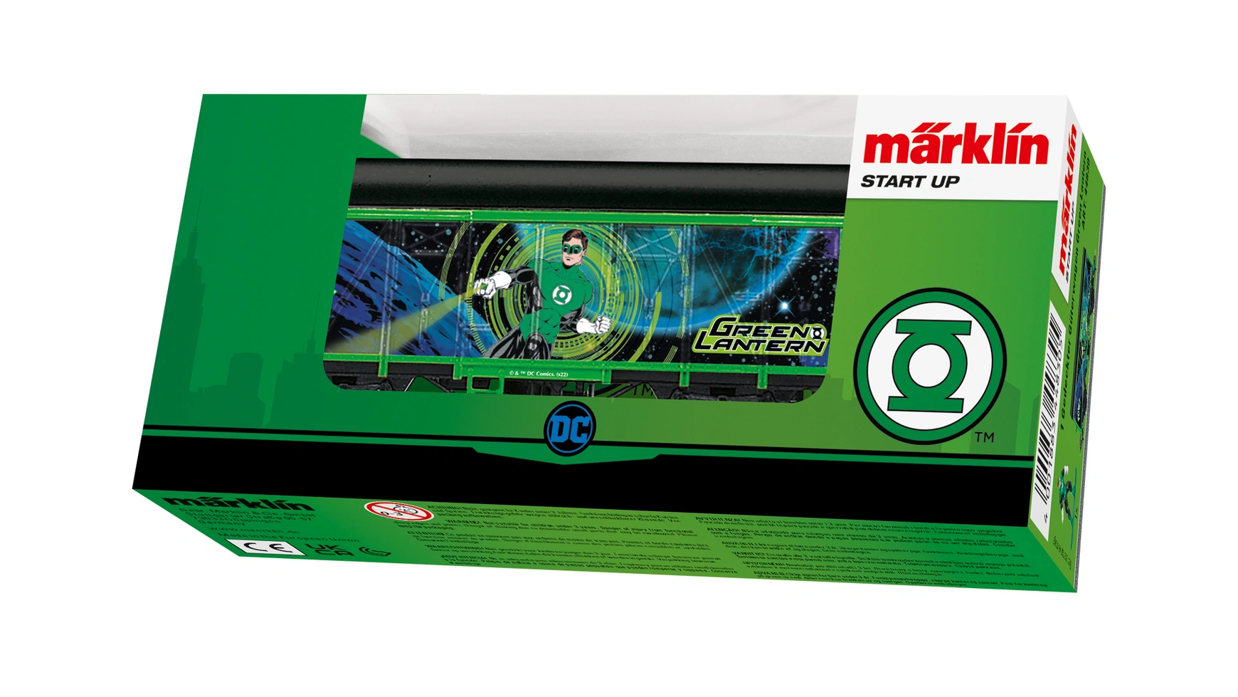 Start up товарный вагон green lantern Märklin модель поезда start up вагон рефрижератор märklin