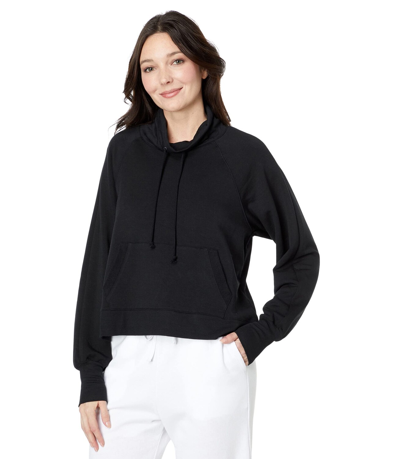 

Пуловер Splendid, Cottony Supersoft Funnel Neck Sweatshirt