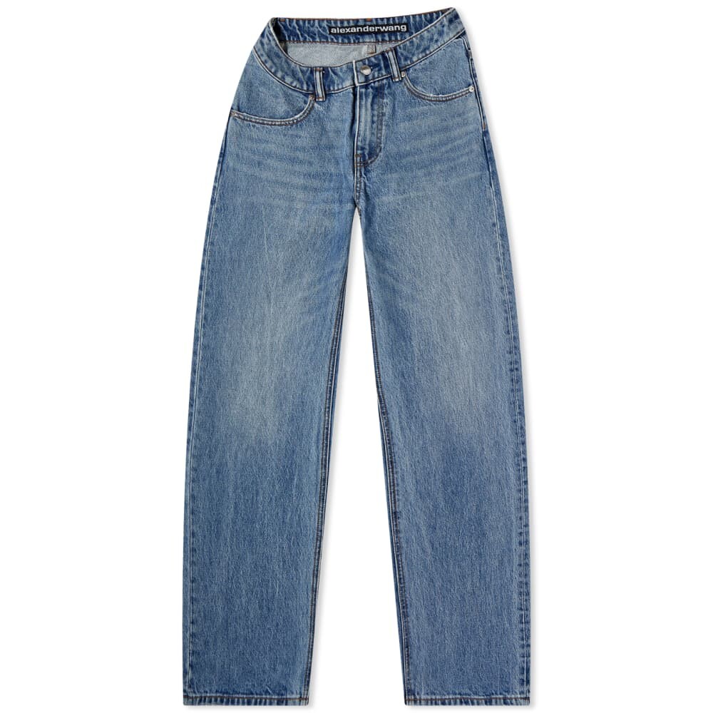 

Джинсы Alexander Wang Asymmetrical Waistband Slouchy Jean