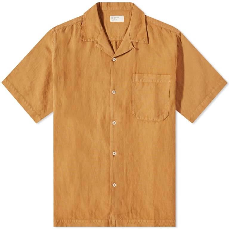 

Рубашка Universal Works Hemp Cotton, бронзовый