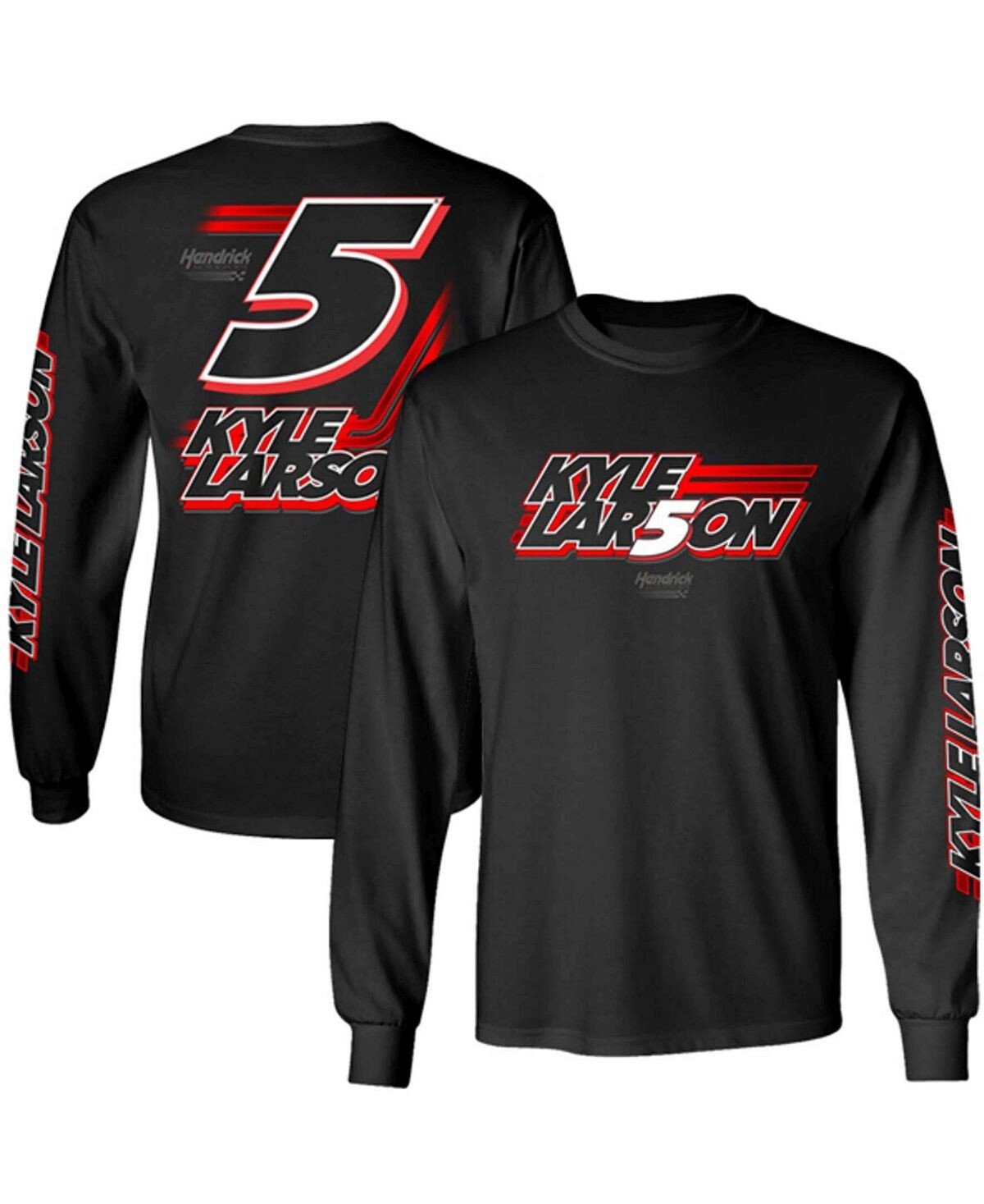 

Мужская черная футболка с длинным рукавом kyle larson 3 spot Hendrick Motorsports Team Collection, черный