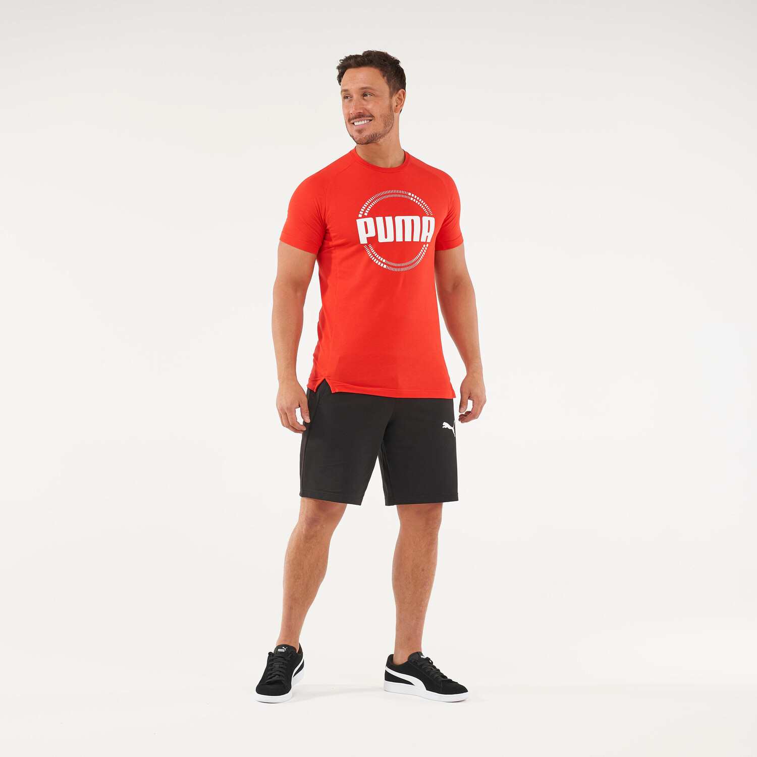 

Футболка Puma Fitness хлопок мужская красная