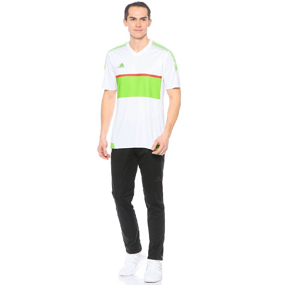 

Футболка Adidas, белый/зеленый/красный