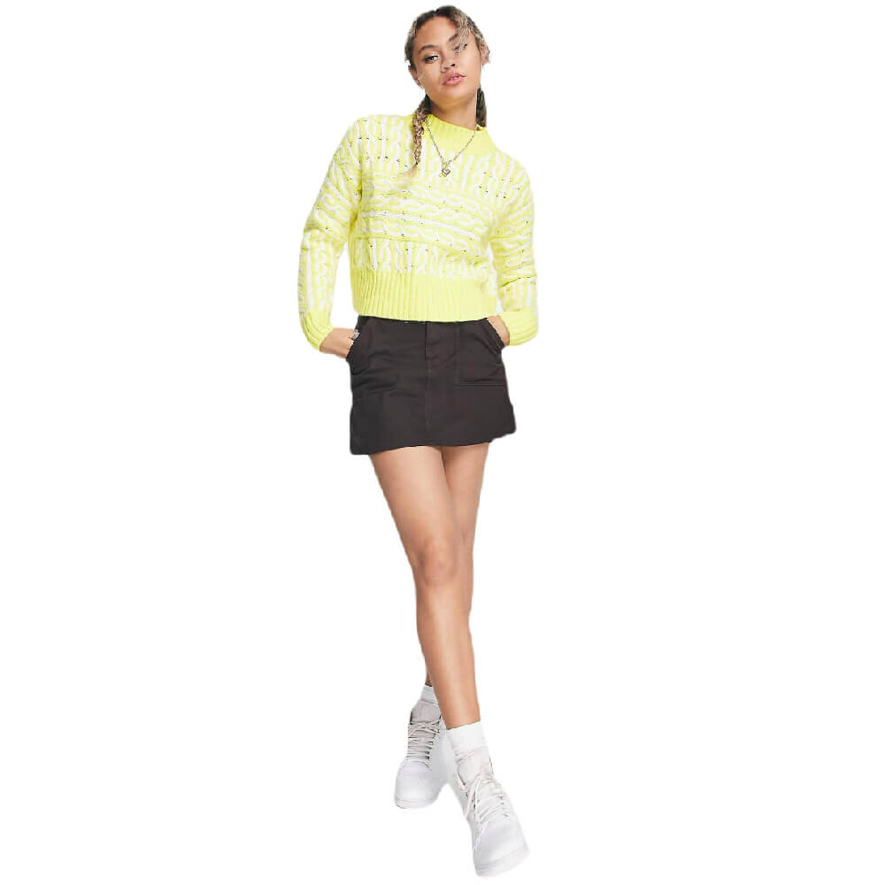 

Свитер Tommy Jeans Oversized Plaited Cable Knit, желтый