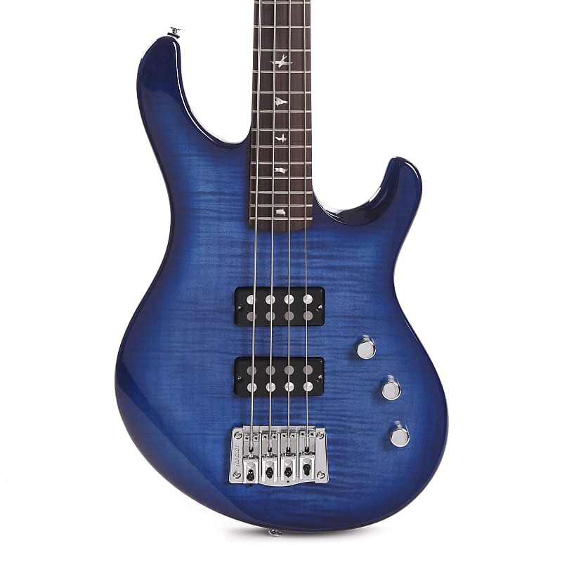 

PRS SE Kingfisher Bass Faded Blue Wrap Around Burst