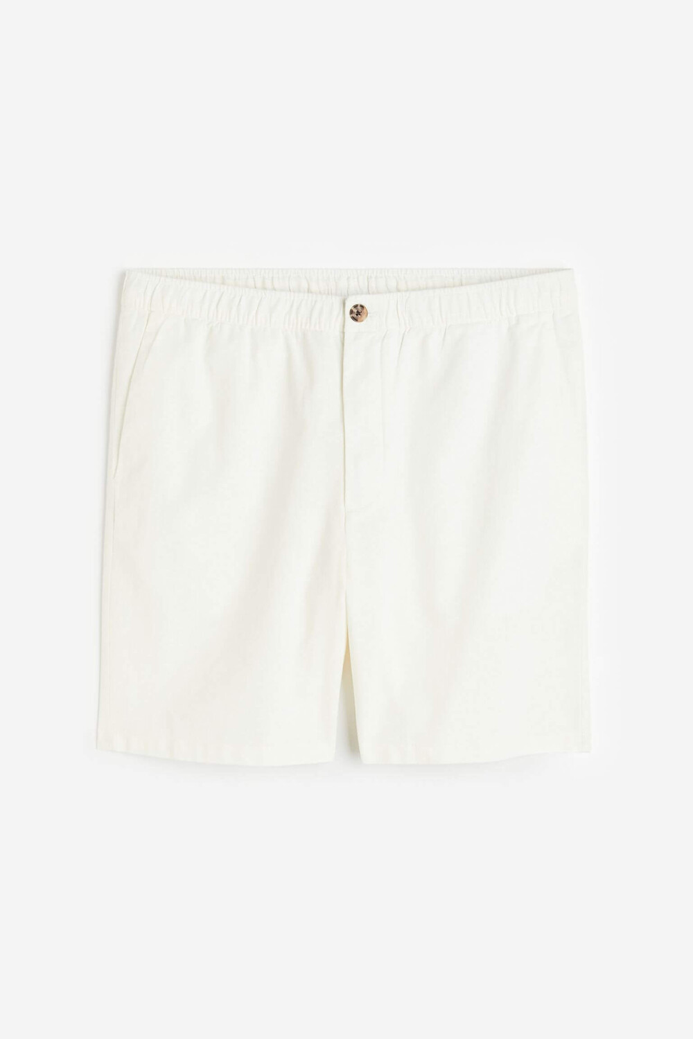 

Шорты Regular Fit из смесового льна, белый