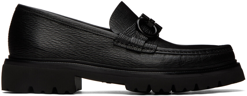 

Черные лоферы Bleeker Ferragamo
