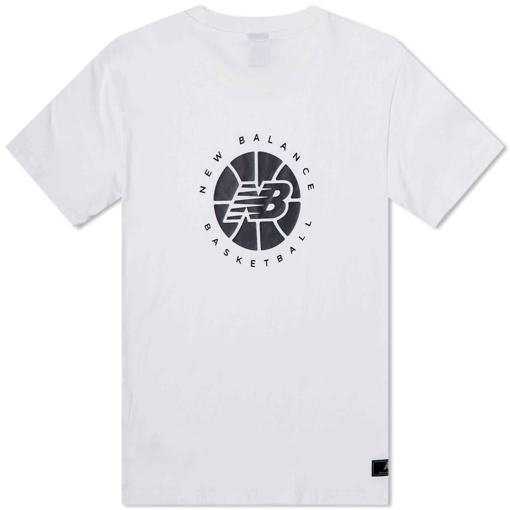 

Футболка New Balance Hoops Essentials Fundamental Tee, Серый