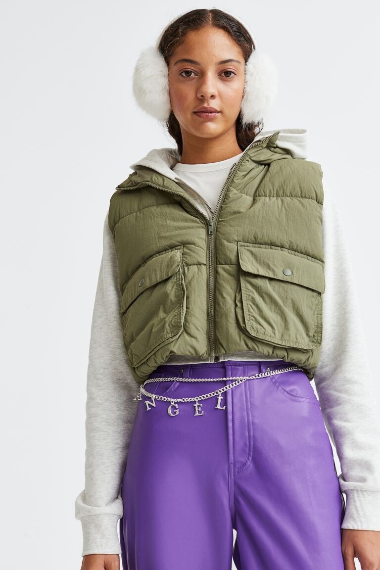 

Ремень-цепочка с кулоном H&M, серебро/ангел