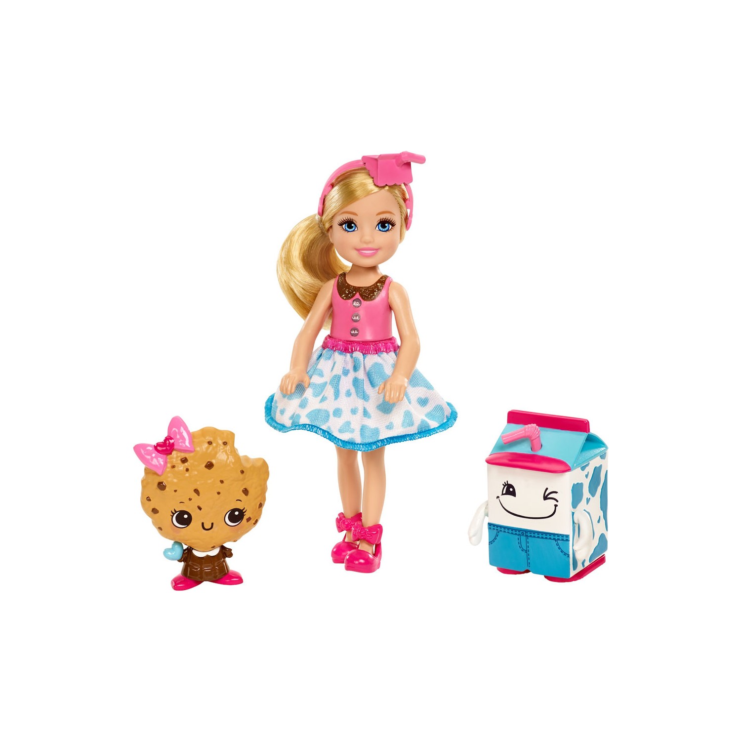 пазл 77 эл барби барби и друзья Кукла Barbie Dreamtopia Chelsea and its 2 Cute Friends Fdj11