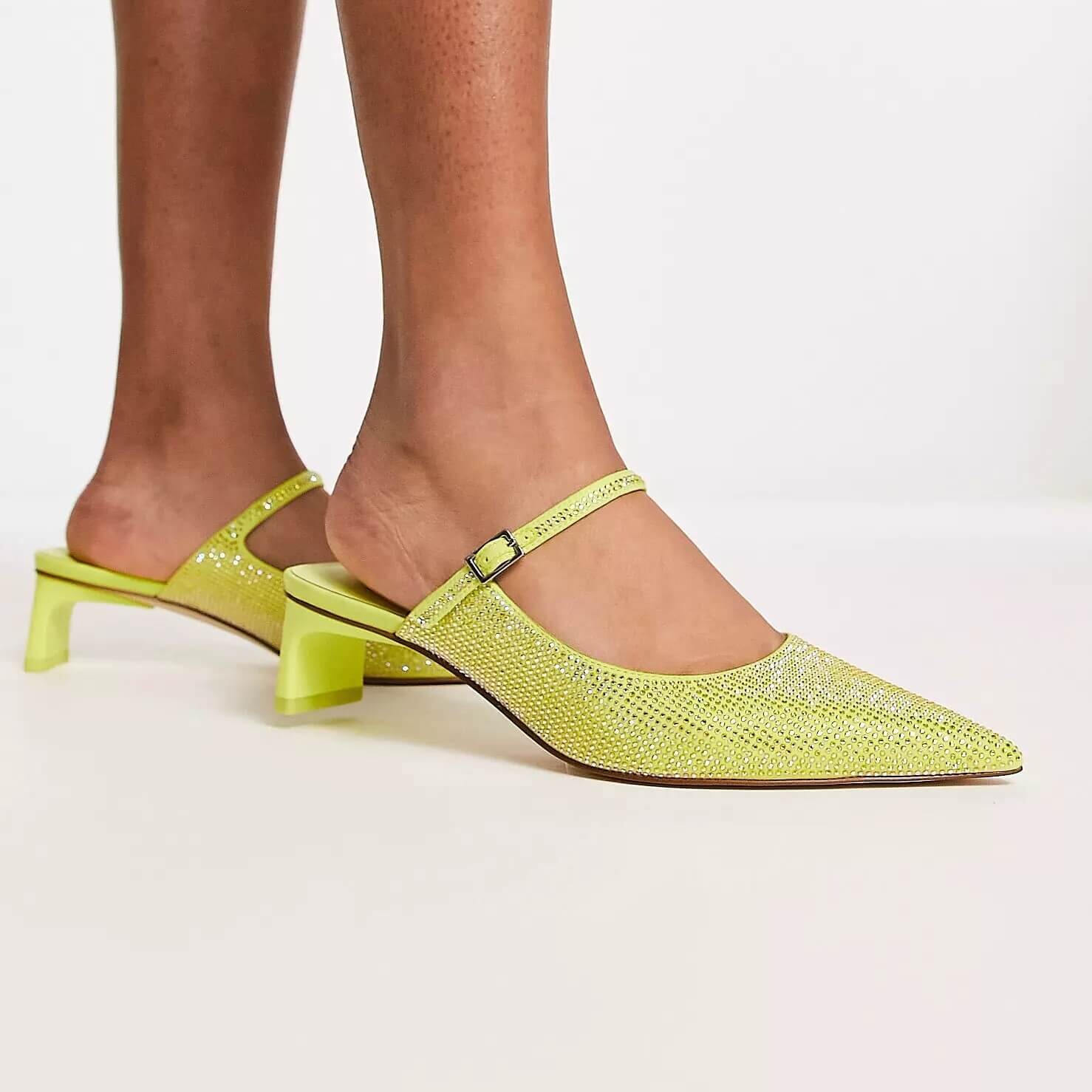 

Туфли Charles & Keith Embellished Heeled, желтый