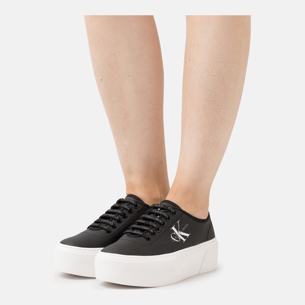 

Кроссовки Calvin Klein Jeans Cupsole Flatform Laceup, black