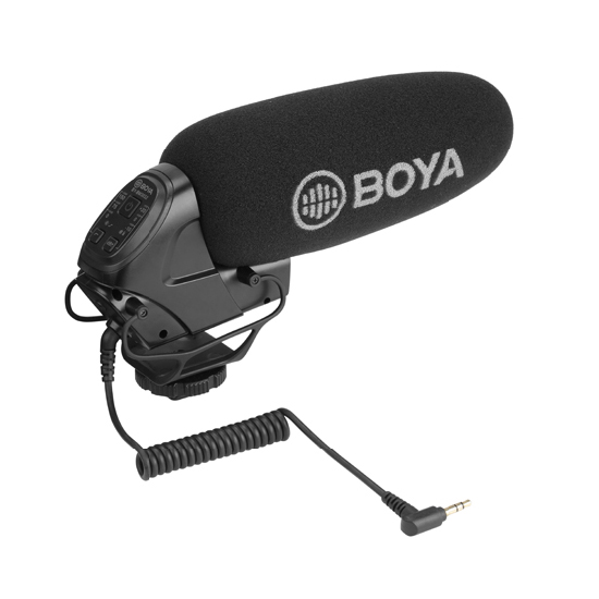 микрофон boya пушка by bm2021 черный Микрофон Boya BY-BM3032, черный