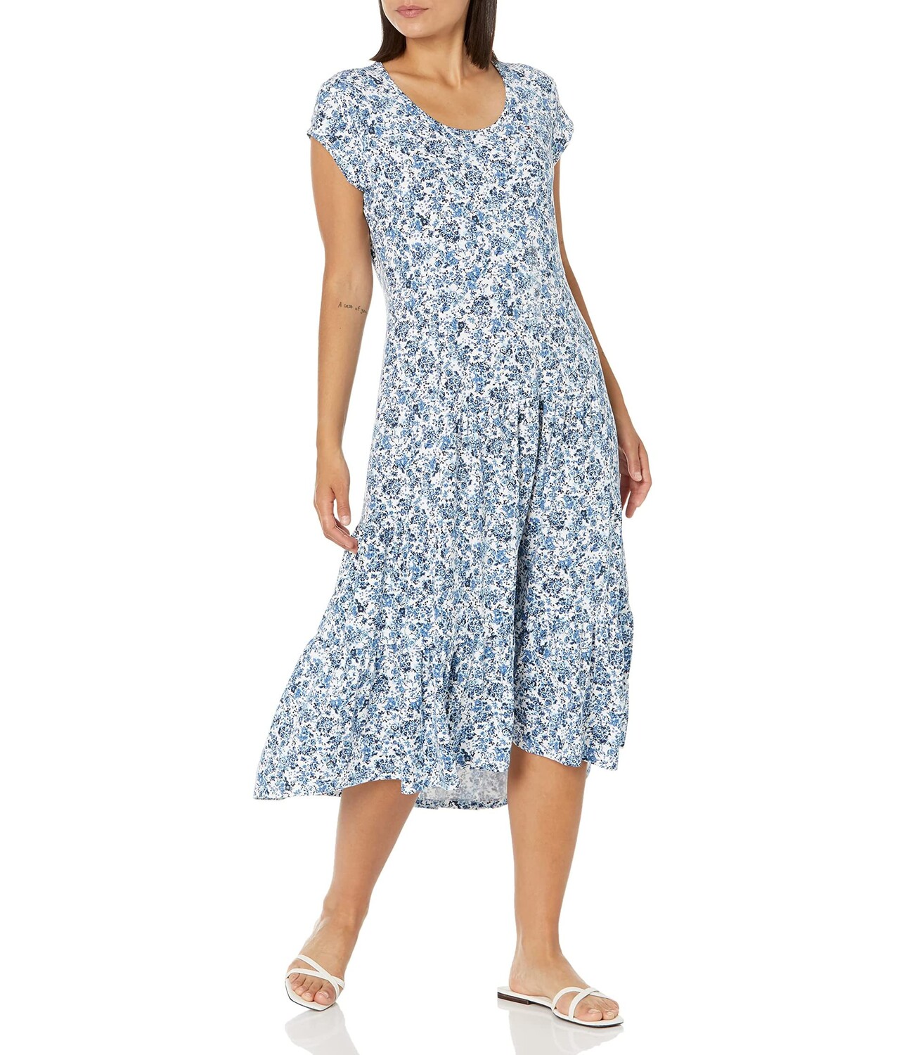 

Платье Tommy Hilfiger, Floral Tiered Midi Dress