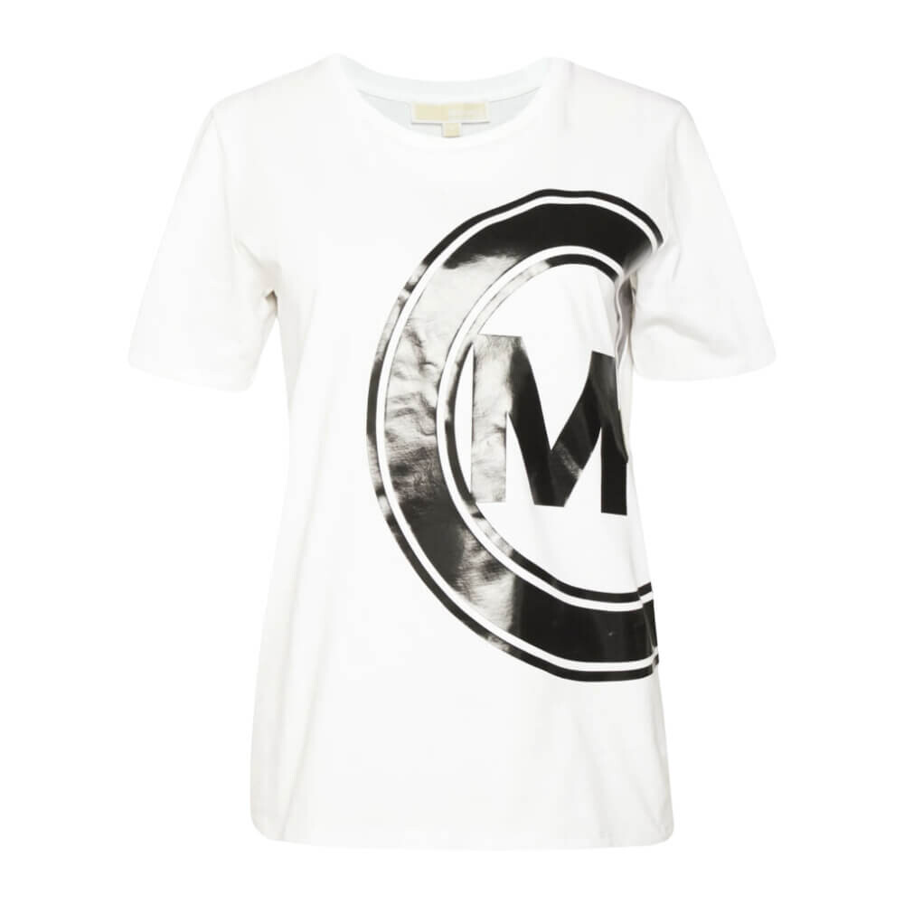 

Футболка Michael Kors Graphic Charm Classic Tee Print, белый