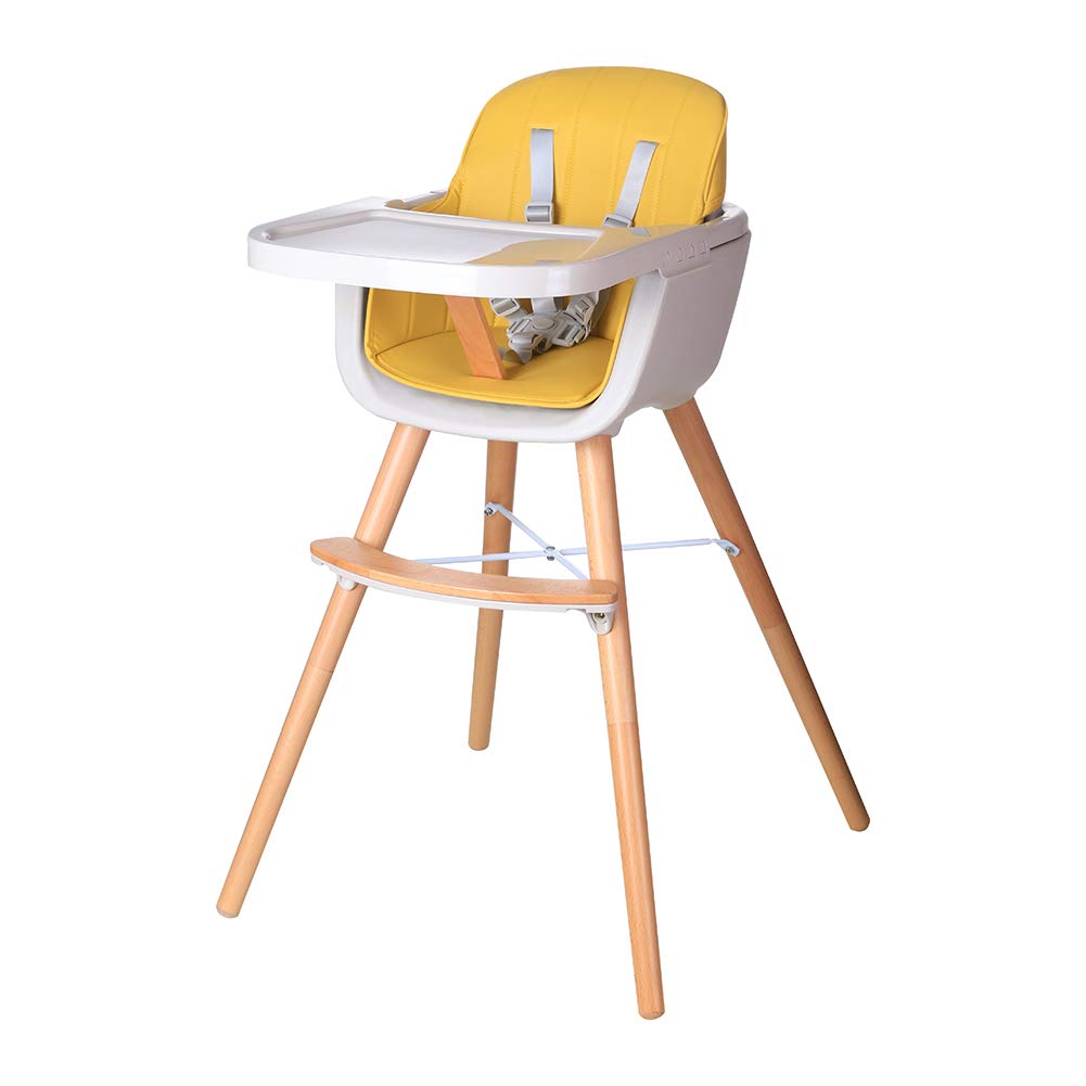 цена Детский стульчик-трансформер 3 в 1 Foho, желтый