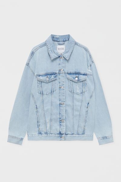 

Джинсовая куртка с передними карманами PULL&BEAR