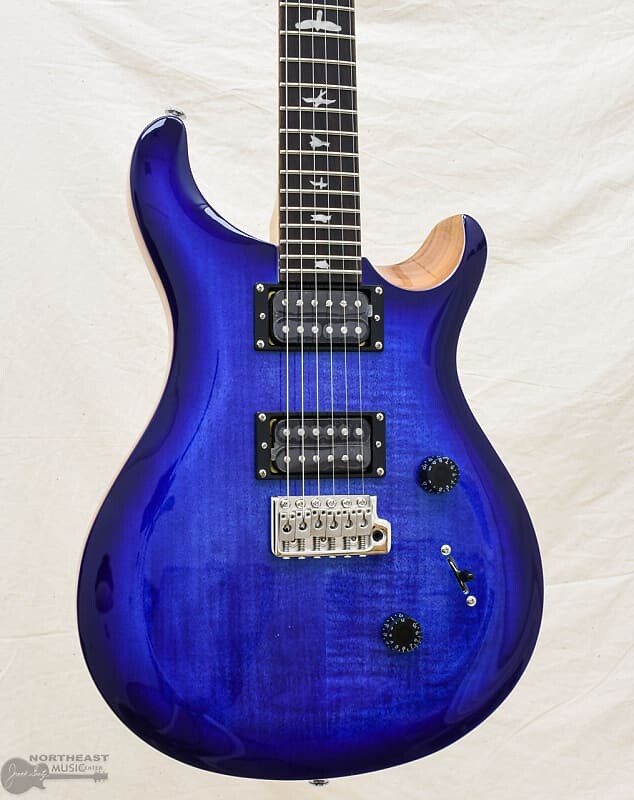 

PRS SE Custom 24 — выцветшая синяя вспышка (серийный номер: 81232)