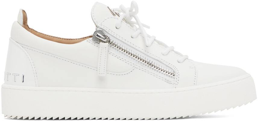 

Белые кроссовки Frankie Giuseppe Zanotti