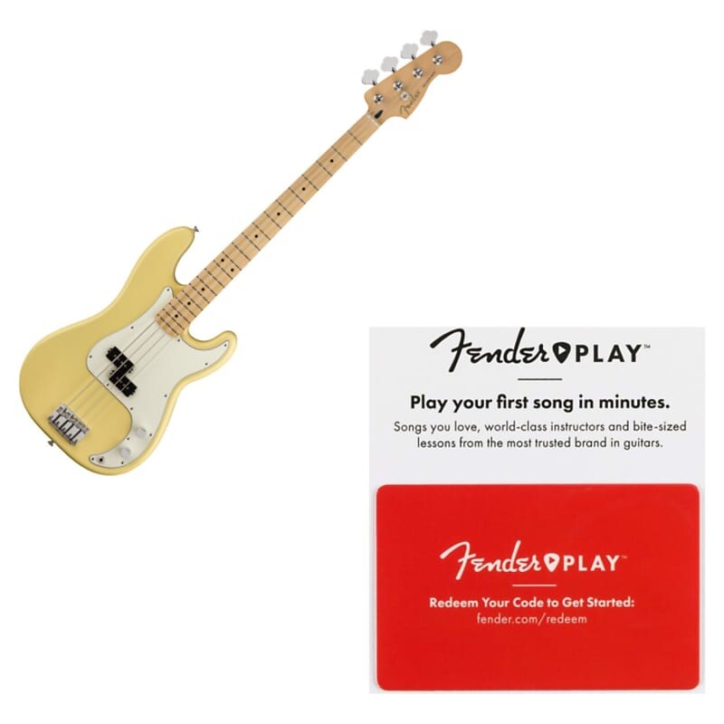 

Бас-гитара Fender Player Precision Bass Maple FB Buttercream с предоплаченной картой Fender Play 149802534