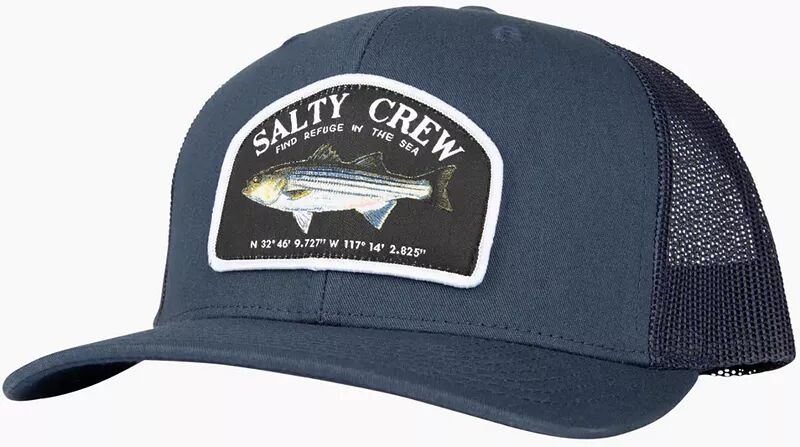 Мужская кепка-дальнобойщик Salty Crew в полоску в стиле ретро salty