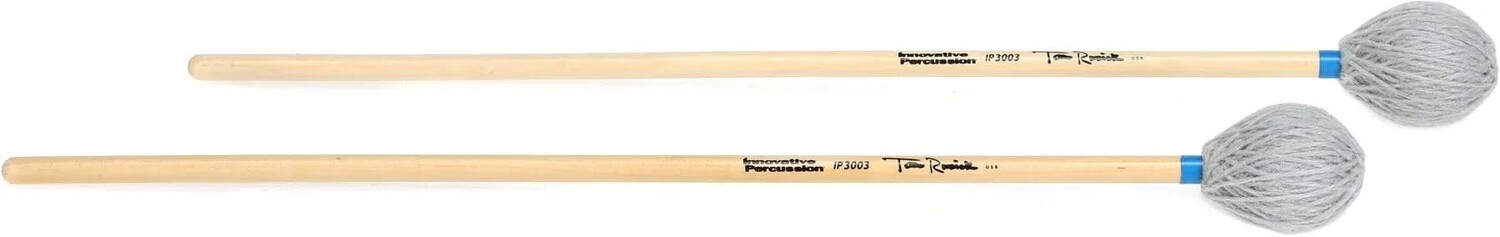 

Innovative Percussion IP3003 Tom Rarick Medium Hard Marimba Mallets - Pewter Yarn - Birch