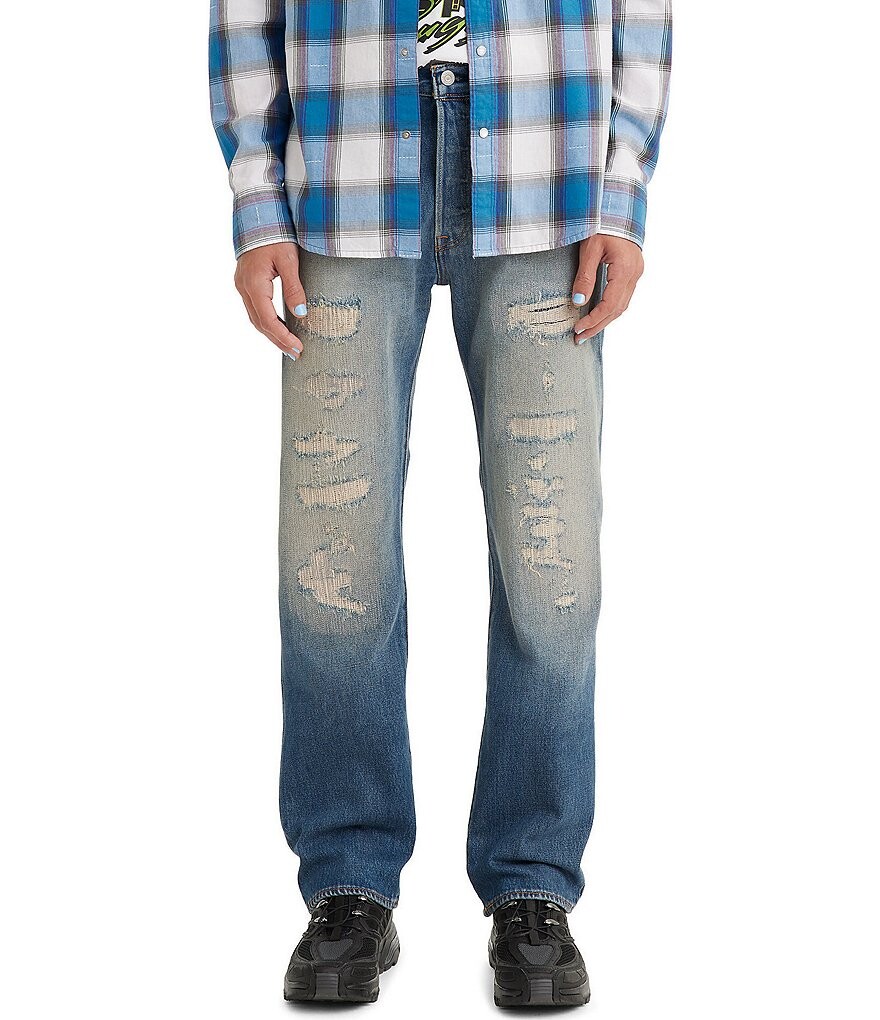 

Мужские джинсы Levi's 501 Regular прямого кроя Original, синий