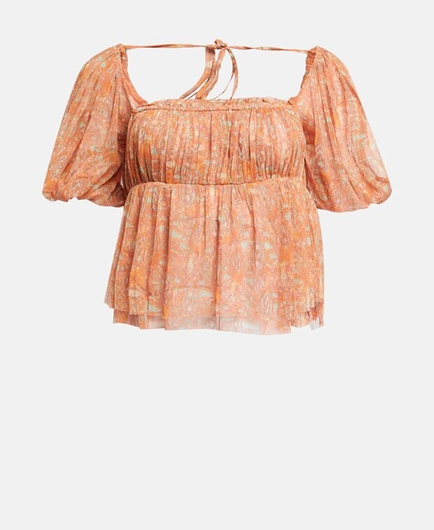 

Рубашка блузка Free People, персик