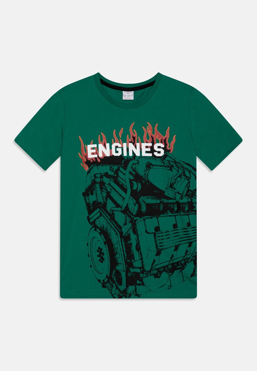 

Футболка с принтом RACING ENGINES Lindex, цвет green
