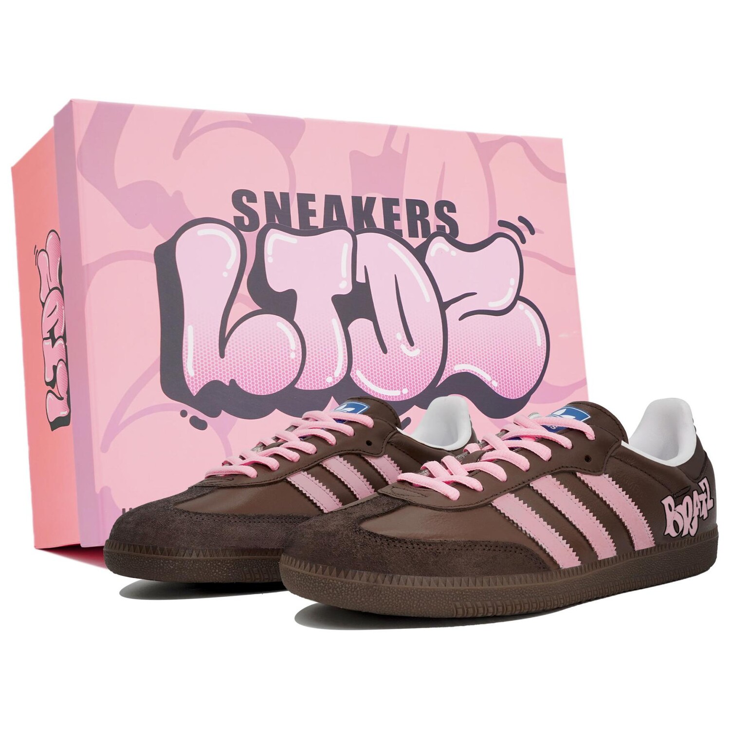 

Кроссовки adidas originals SAMBA OG Skateboarding Shoes Unisex Low-top Pink, цвет Coffee