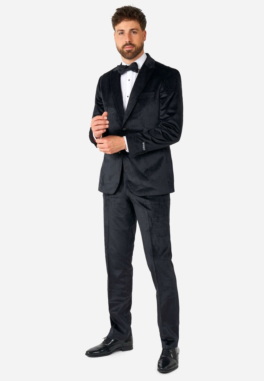 

Костюм MIDNIGHT BLACK VELVET OppoSuits, цвет black