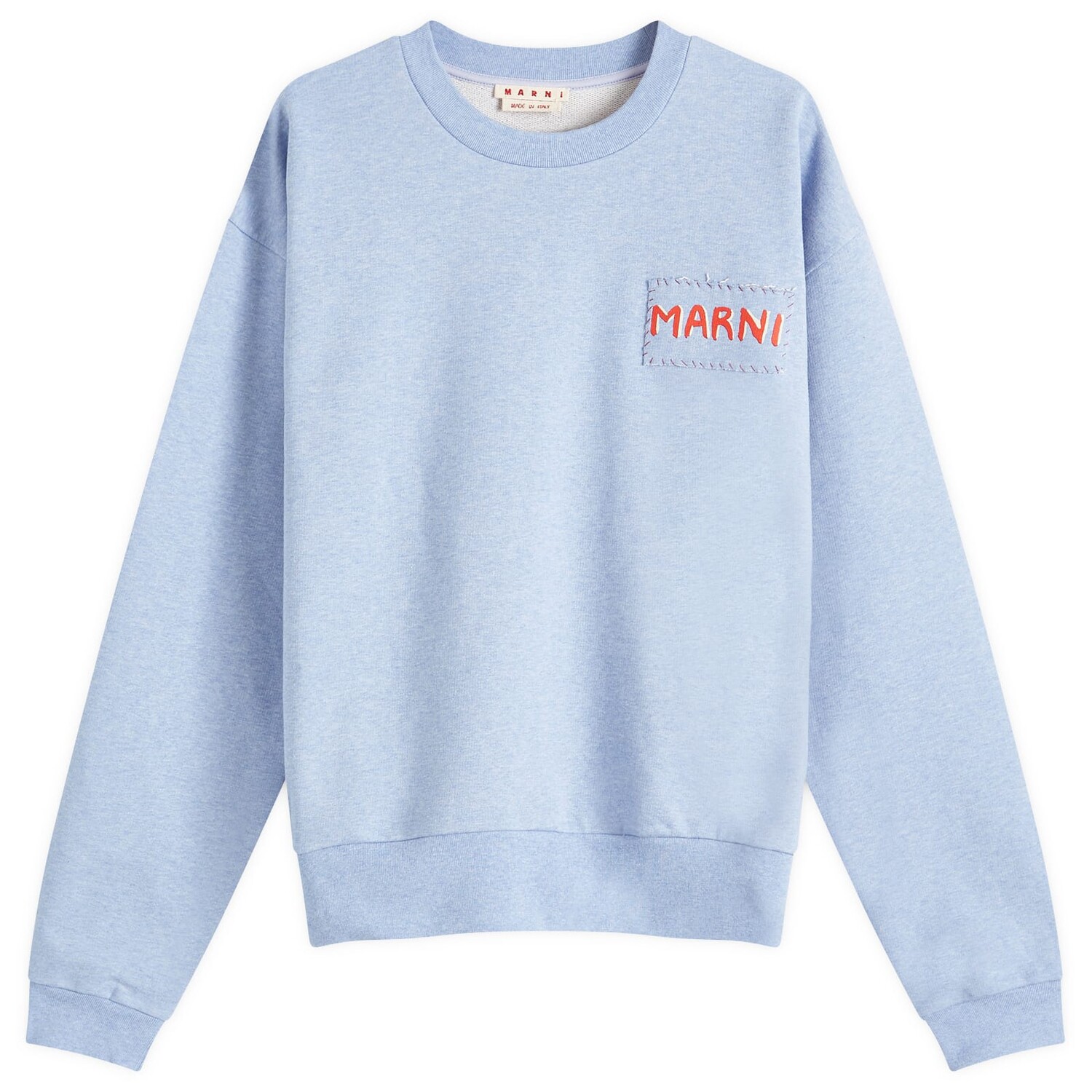 

Толстовка Marni Loopback Sweatshirt, цвет Light Blue