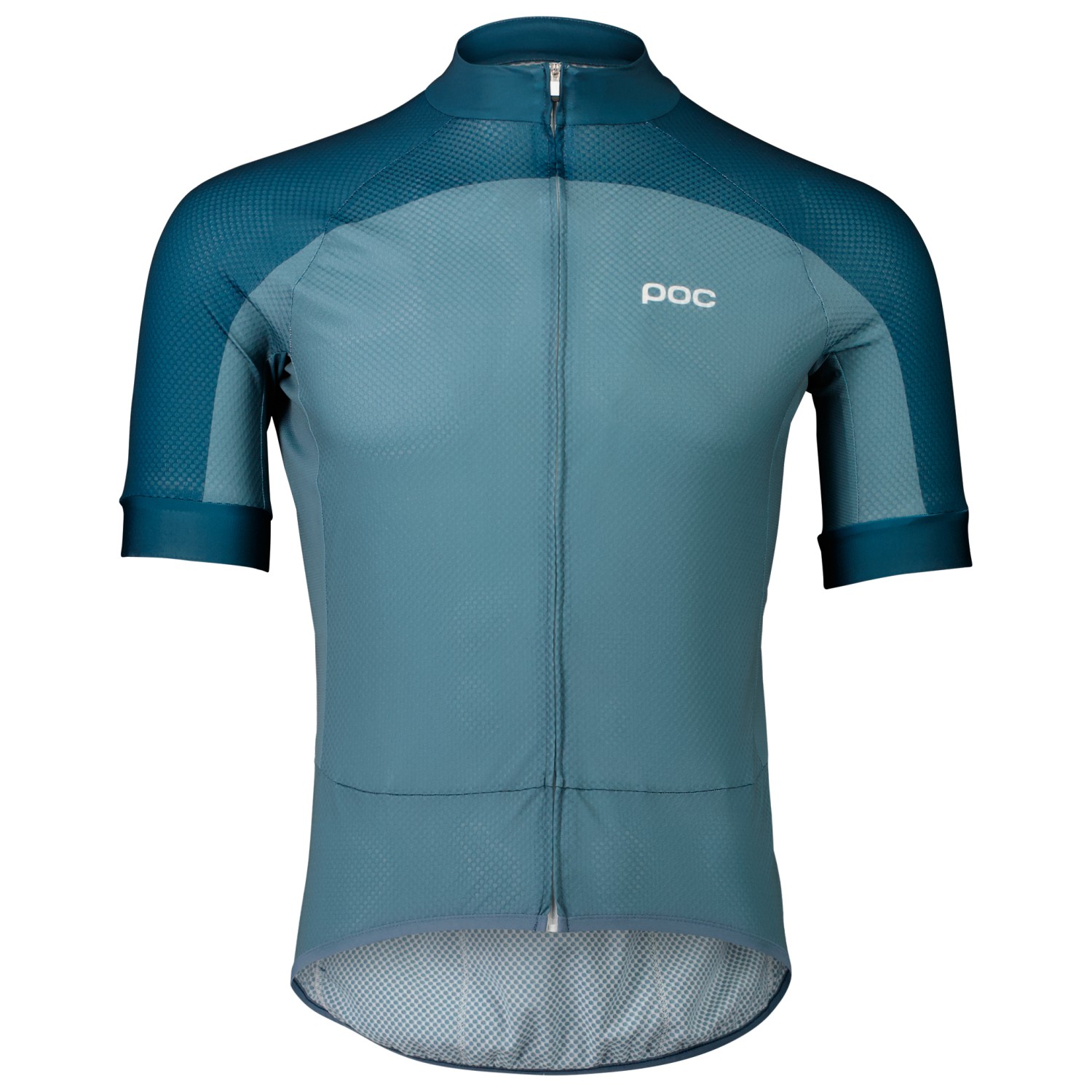 Велосипедный трикотаж Poc Essential Road Logo Jersey, цвет Calcite Blue/Dark Calcite Blue рубашка с принтом poc
