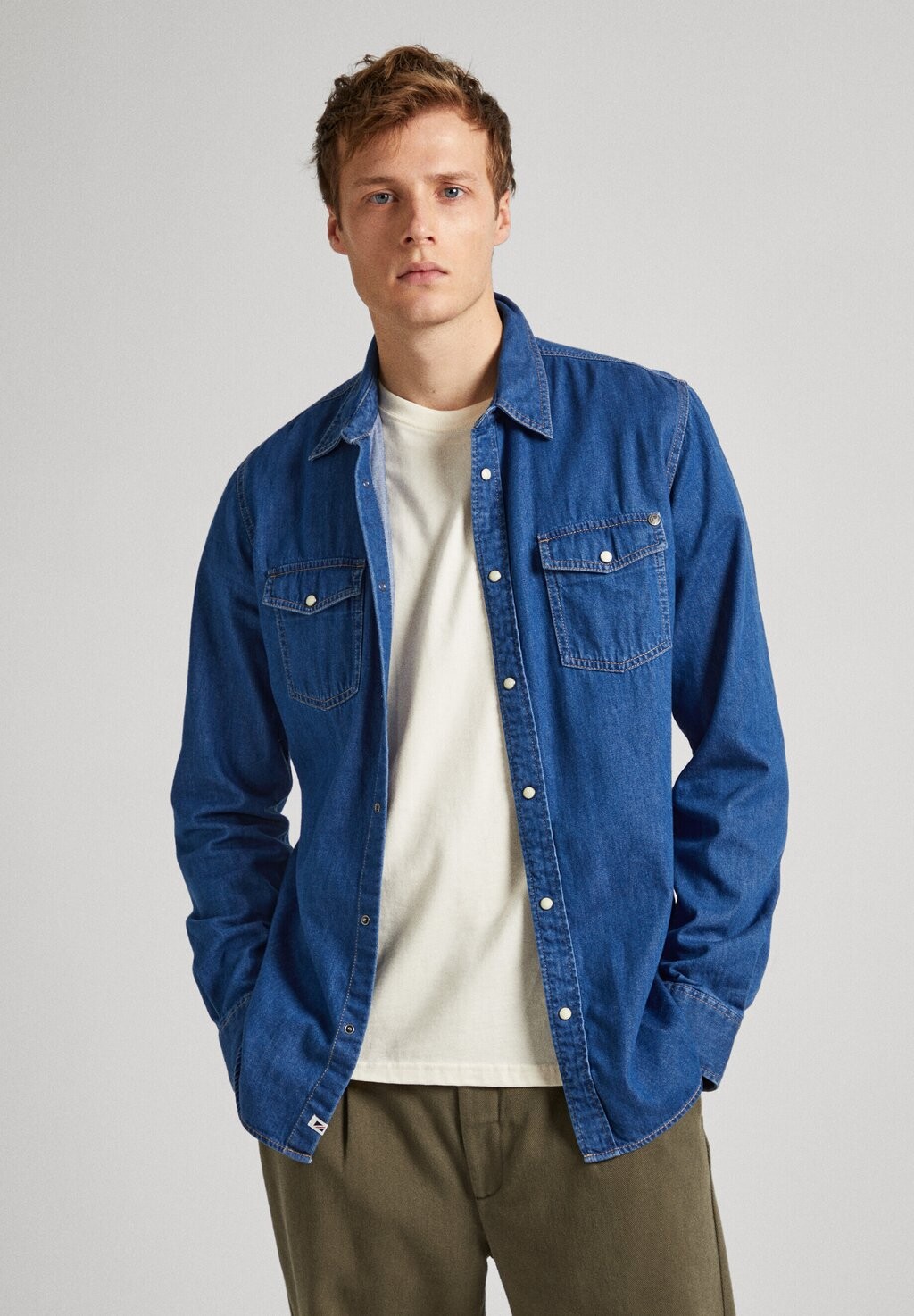 

Рубашка HAMMOND Pepe Jeans, темно-синий