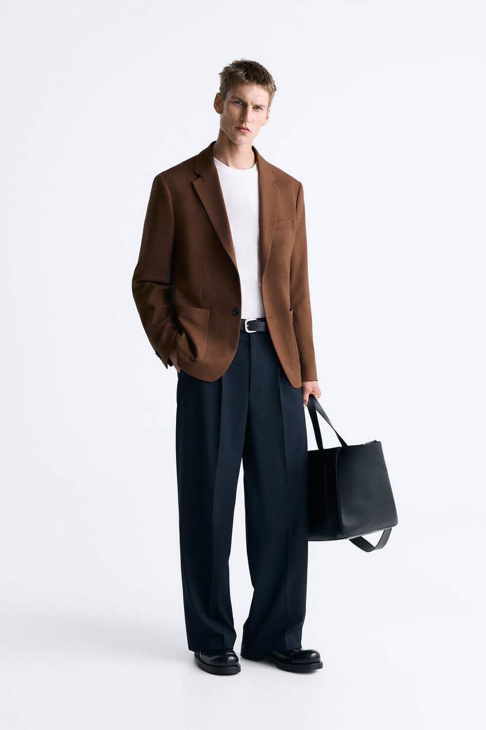 

Базовый пиджак ZARA, кэмел