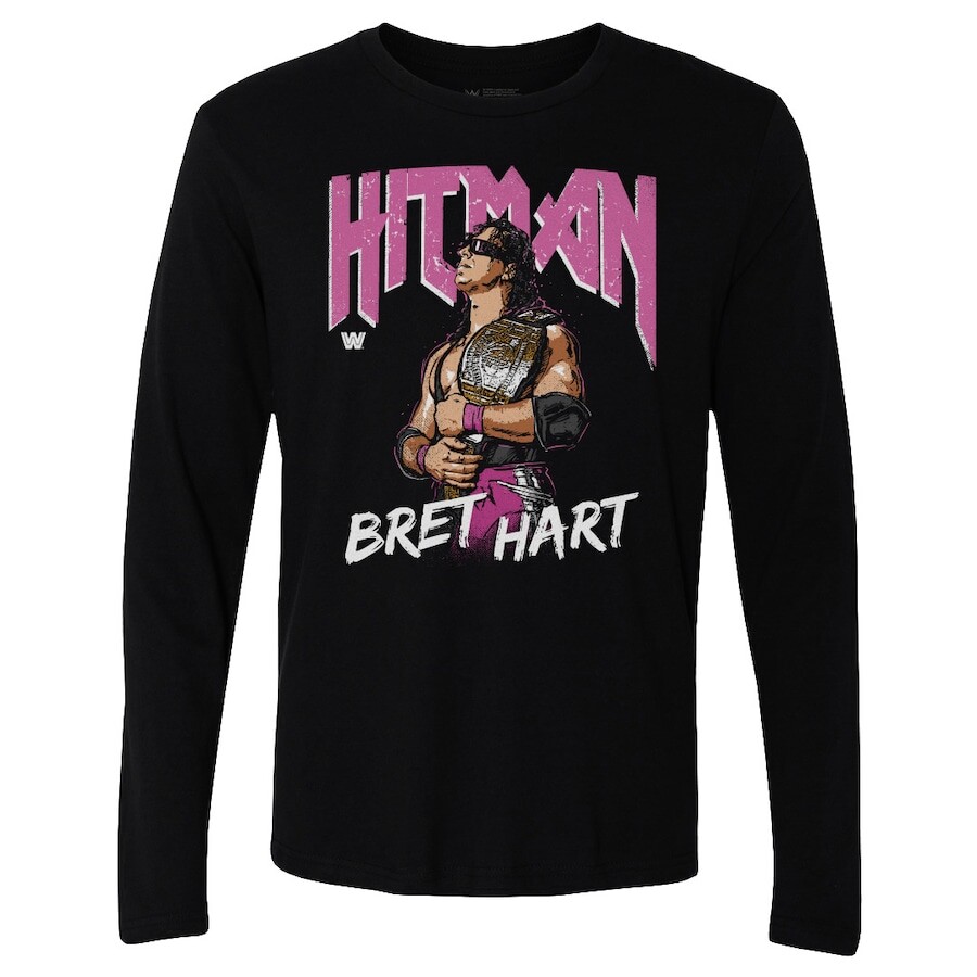 

Футболка с длинным рукавом 500 Level Bret Hart, черный