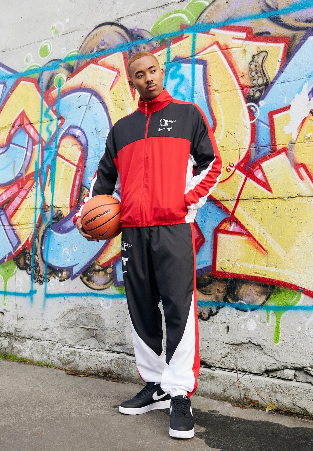 

Костюм NBA CHICAGO BULLS TRACKSUIT Nike, цвет university red/black/white