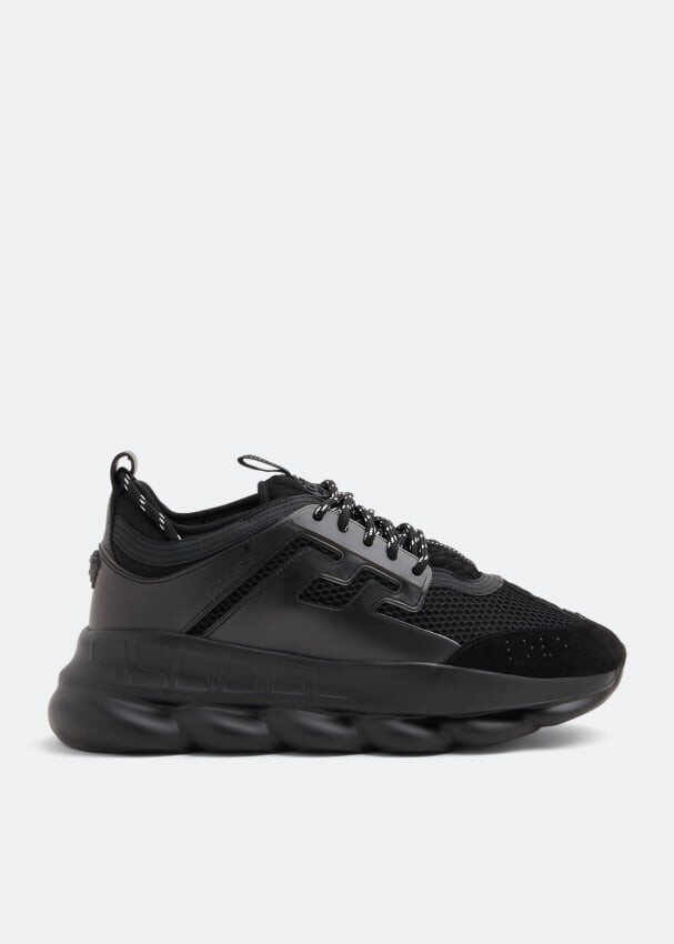 

Кроссовки VERSACE Chain Reaction sneakers, черный