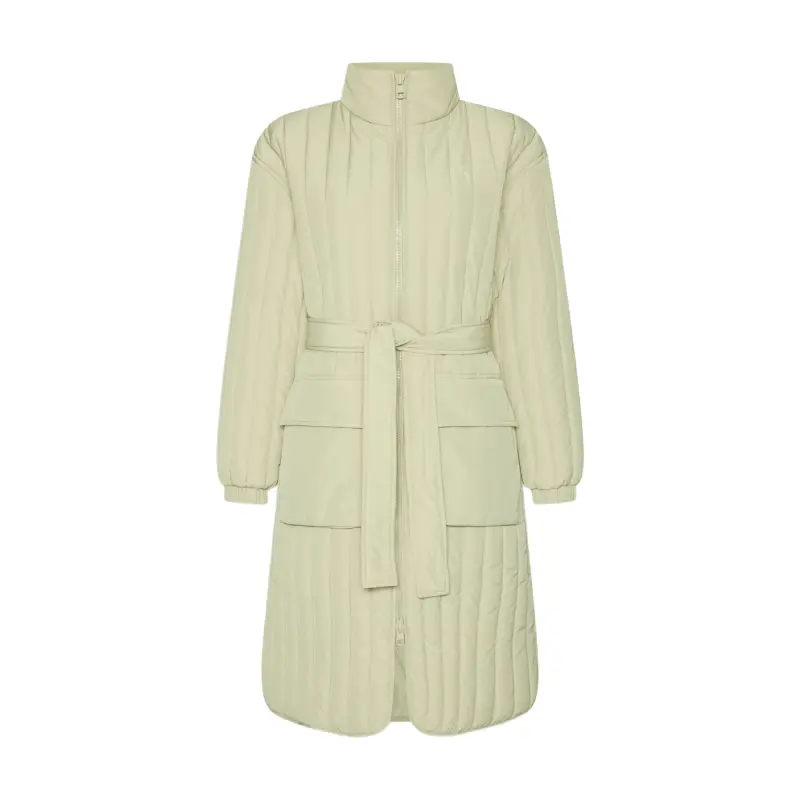 

Куртка утепленная Calvin Klein Jeans Waisted quilted coat, кремовый