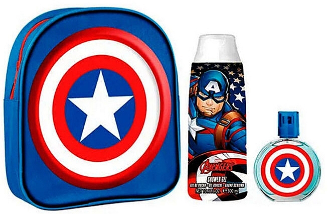 Парфюмерный набор EP Line Marvel Avengers Captain America мягкая игрушка kidrobot marvel phunnys captain america